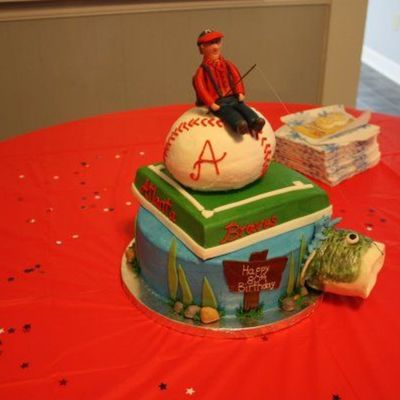 Braves Baseball Fishing