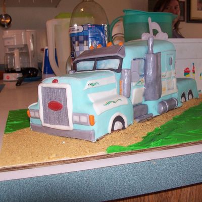 Clayton Trucking Semi Cake