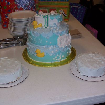 Twins' 1St Cake