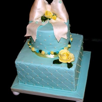 Tiffany Blue Diamond Quilt