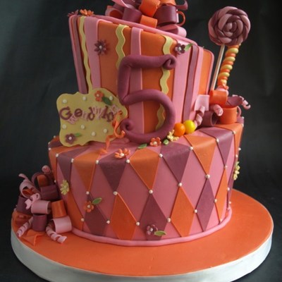 Harlequin Stripe Topsy