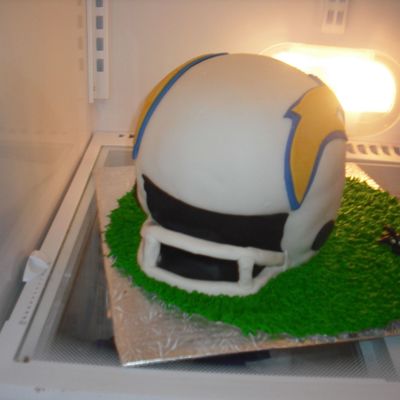 Chargers Football Helmet