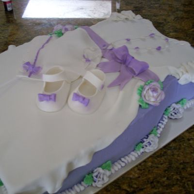 Christening Dress Cake