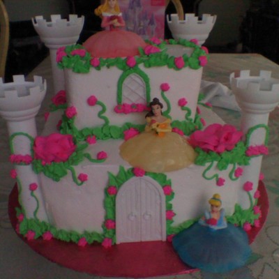 Princess Castle Cake