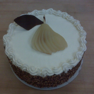 Poached Pear Cake