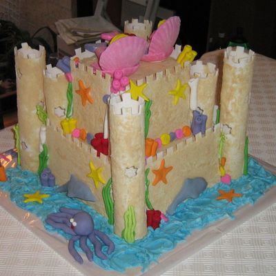 Mermaid Sandcastle