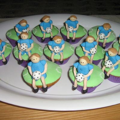 Soccer Cupcakes