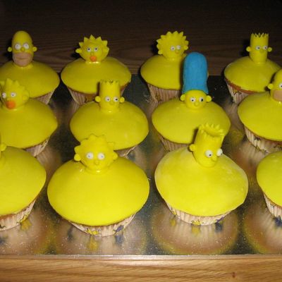 Simpsons Cupcakes