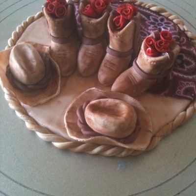 Topper For Cowboy Wedding