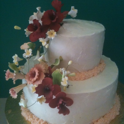 Rust And Peach Wedding