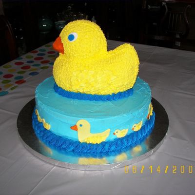 Baby Shower Ducky Cake