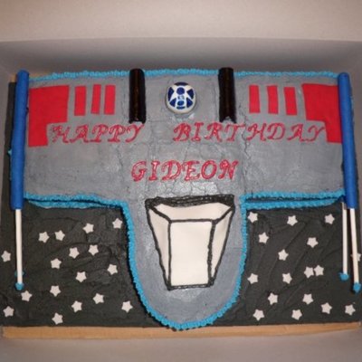 Star Wars X Wing Birthday Cake