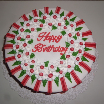 Pink And Red Stripes With Flowers