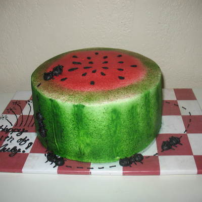 Watermelon Cake For July 4Th Picnic
