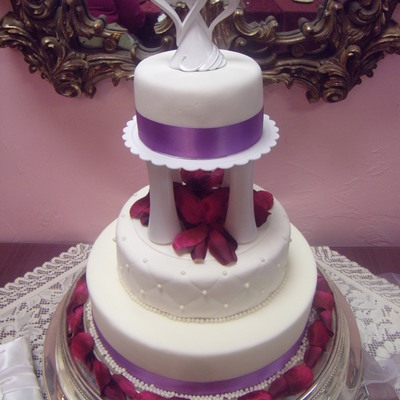 Valentines Wedding Cake