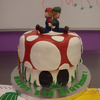Mario Brothers Cake