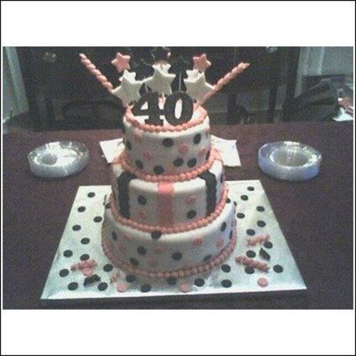 40Th Birthday Cake.