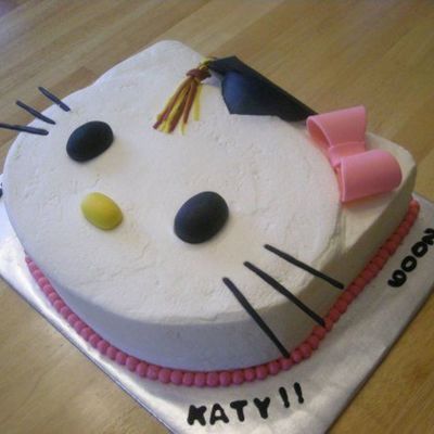 Hello Kitty Grad Cake