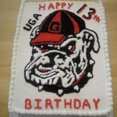 Uga Bulldog Cake