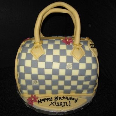 Louis Vuitton Purse Cake