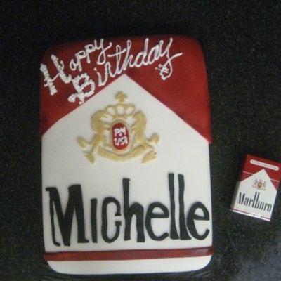 Marlboro Reds Cake