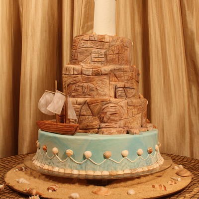 Maine Themed Wedding Cake