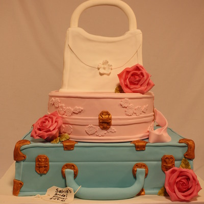 Suitcase Cake