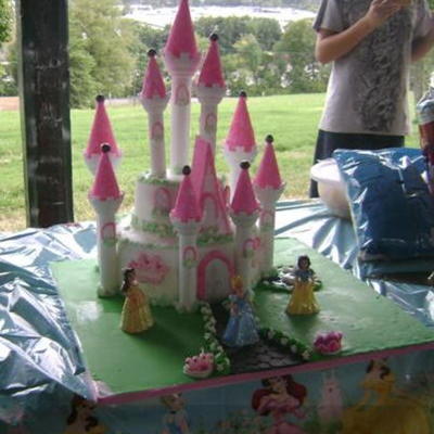 Princess Castle Cake