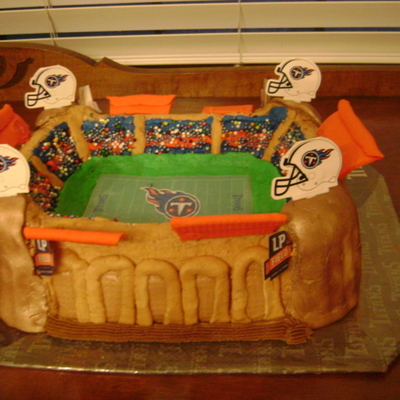 Titans Stadium Cake