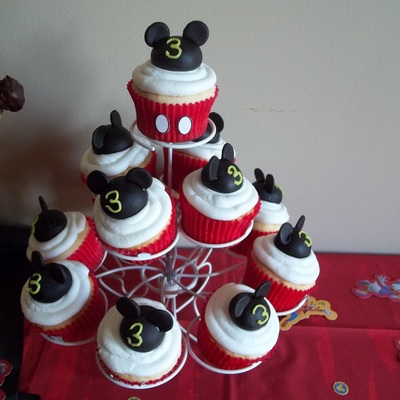 Mickey Cupcakes