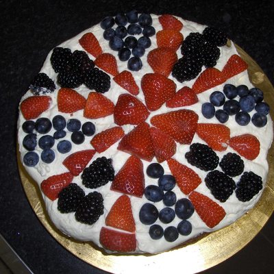 Union Flag Fruit Cake