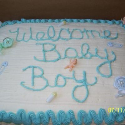 Baby Shower Cake For Boy!