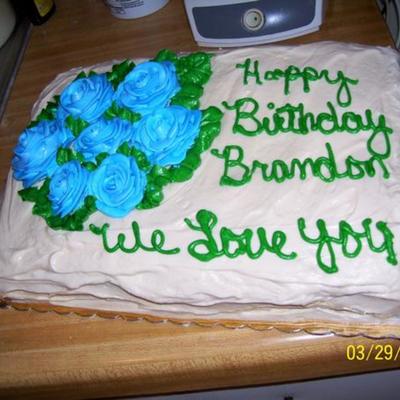 Birthday Cake With Roses