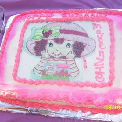 Strawberry Shortcake Birthday Cake