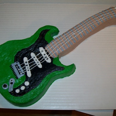 Green Electric Guitar