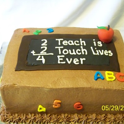 Teacher's Birthday Cake