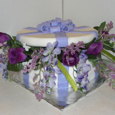 Purple Flower Box