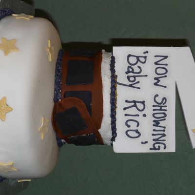 Hollywood Themed Baby Shower Cake