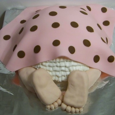 Baby Bottom Cake