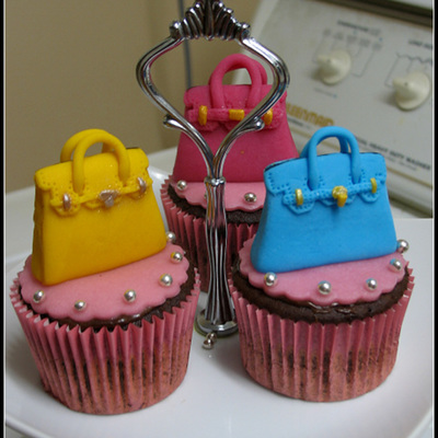 Cupcakes With Birkin Bags