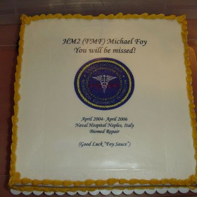 First Edible Image Cake