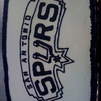 Spurs Grooms Cake