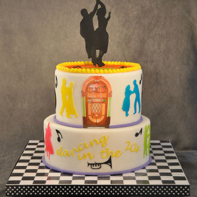 Brittany's Swing Dance Birthday Cake