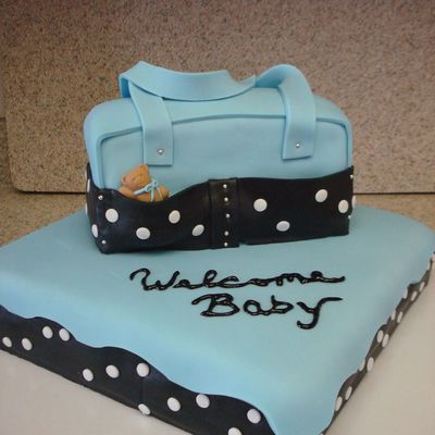 Baby Polka Dot Cake