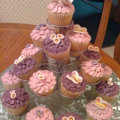 Butterfly Cupcake Tower