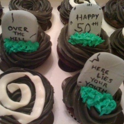 Over The Hill Cupcakes