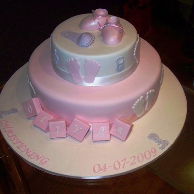 Olivia's Christening Cake