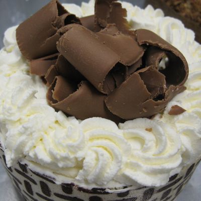 White And Dark Chocolate Mousse Cake