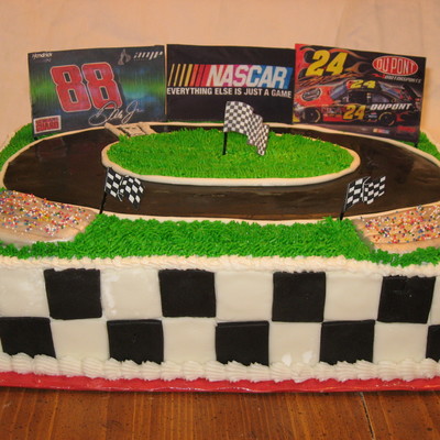 Groom's Racing Cake