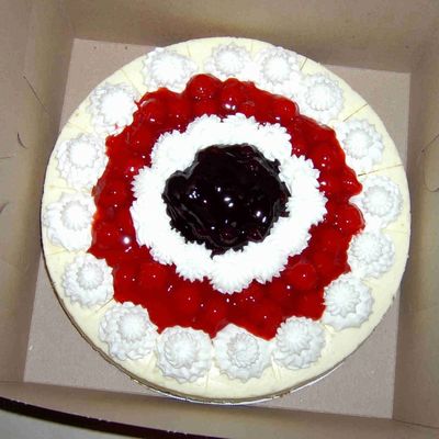 Red, White, & Blue Cheesecake